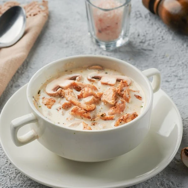 شوربة كريمة دجاج